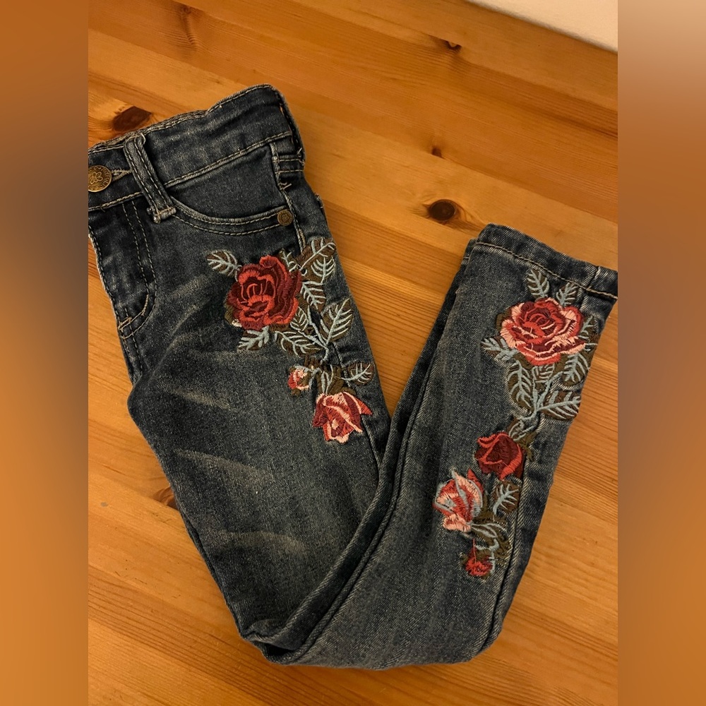 Joy Folie embroidered girls’ jeans